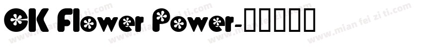 CK Flower Power字体转换